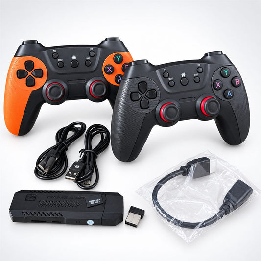 Consola retro Retrix con 2 mandos inalámbricos y accesorios